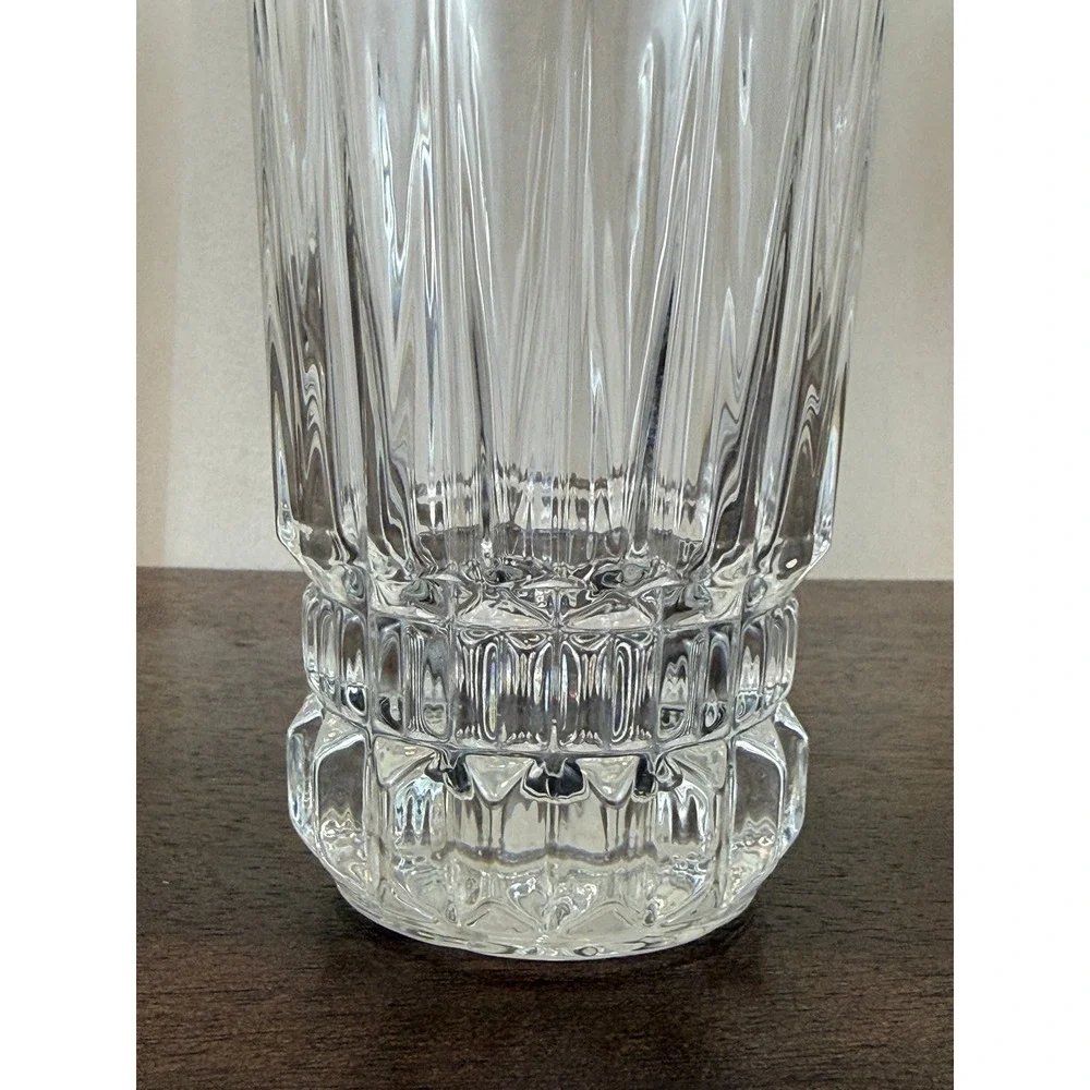 VTG Set of TWO Fostoria Heritage Clear Highball Glasses 6.5